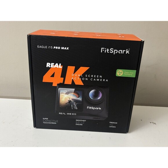 FitSpark Eagle i15 Pro Max Real 4k Dual Touch Screen Action Video Camera - Picture 16 of 16